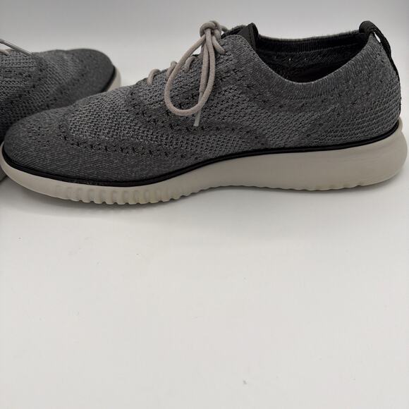 Cole Haan Shoes Mens Size 910 Oxford Zerogrand Grand.OS Knit Lightweight Gray - Picture 5 of 13